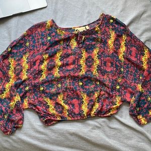 Vera Wang Sheer Blouse Size S